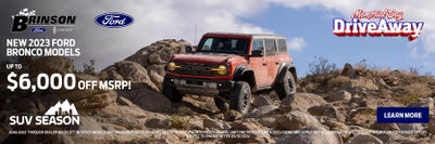 New 2203 Ford Bronco Models